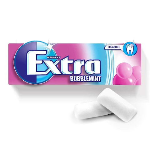 Wrigley&#39;s Extra Gum Bubblemint, 10 pellets