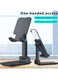 O Ozone Foldable Desktop Phone Holder Tablet Stand 4.33X2.59X0.94Inch Black