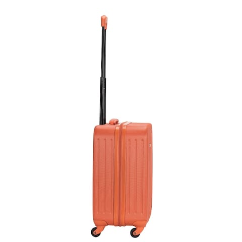 Single Hardside Spinner 4 Wheels Cabin Trolley Luggage With Number Lock 16 Inches