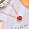 Aiwanto Heart Necklace Gift for Valentine's Day Neck Chain Necklace