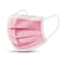 Generic 50 Pieces Disposable Pink Face Mask 3 Layer Non-Woven Mouth Masks For Women and Kids
