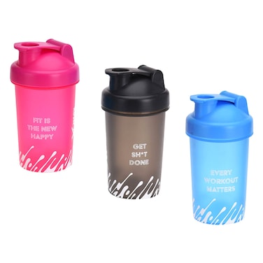 XQ Max Sports Shaker Bottle 500ml 3 Assorted Color