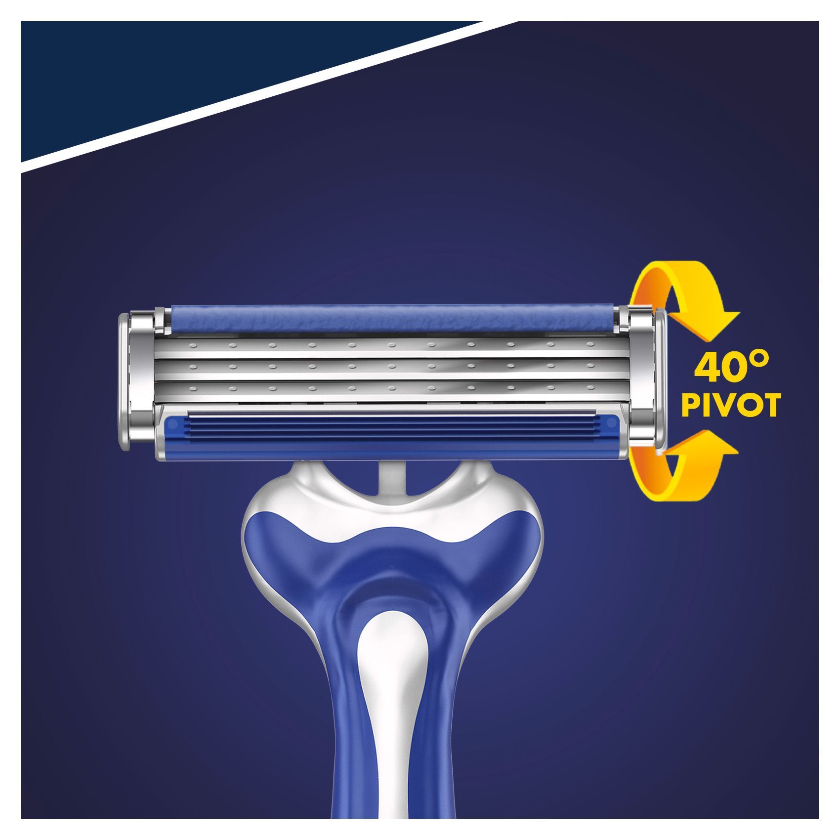 Gillette Razor Blue 3 Blades Comfort Disposable 8 Pieces product thumbnail 2