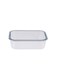 Royalford 2-Piece Glass Container Set Green/Clear 24X8X20Cm