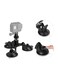Generic - Triple Suction Cup Tripod Mount For GroPro Hero 5/4/3+/3/Xiaomi Yi Action Camera Black/Silver