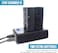 DMK Power NP-F550 Battery and Charger for Sony F750 F770 F550 F530 F330 F570 CCD-SC55 TR516 TR716 TR818 TR910 TR917 (2-Pack Battery with LCD Dual Slot Charger)