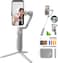 Zhiyun Smooth Q4 Combo Gimbal Stabilizer For iPhone Smartphone, 3-Axis Phone Gimbal Built-In Selfie Stick With Megnetic Fill Light For Vlogging Youtube Tiktok