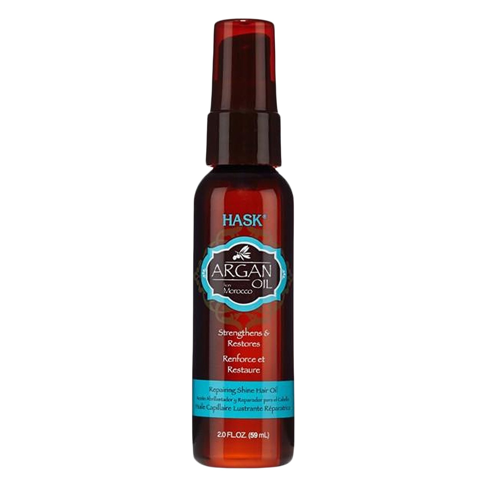 Buy Hask Repairing Shine Argan Oil Hair Oil 59ml Online | Carrefour Qatar