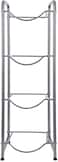 4-Tier Water Bottle Holder Shelf Cooler Jug Rack, Heavy Duty Water Bottle Cabby Rack, 5 Gallon Water Bottle Storage Rack