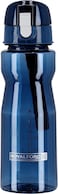 Royalford Water Bottle With Volume Marker Portable Design With Straw &amp; Loop Handle Bpa Free Eco Friendly With Sipper Spout 750 ml Ideal For Sports Gym Fitness Trekking &amp; More, Blue