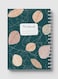 Lowha Spiral Notebook With 60 Sheets And Hard Paper Covers With Leaf Blue Design, For Jotting Notes And Reminders, For Work, University, School
