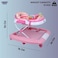 Lovely Baby 2 in 1 With Rocking Function Baby Walker BW LB 289, With Activity, Toys, Playing Tray, Safety Break - Safe, Functional, Baby Walker - Multifunctional, Portable, For Growing Ages - Pink