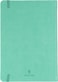 Collins Debden Legacy A5 Ruled Mint Green Blue Notebook - Soft Touch Cover Journal with 240 Lined White Pages