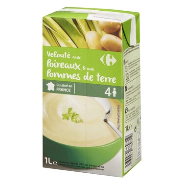 Carrefour Veloute Leek Potato Liquid Soup 1L