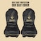 Car Seat Cover Extra Protection For Seat Car Seat Dust Dirt Protection Cover 2/pcs Set Universal, RENAULT Logo Black