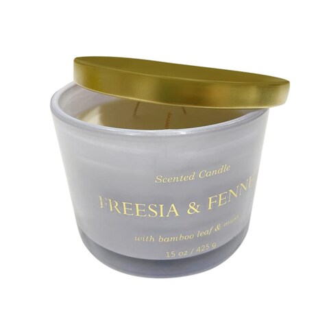 BYFT Hero Jar Candle Iconic Design Bamboo Leaf and Musk Scent