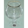 Set of 6 Bohemia Clear-Gold Claudia Glassware 250 ml