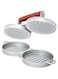 Generic Double Burger Press Silver 28.5centimeter