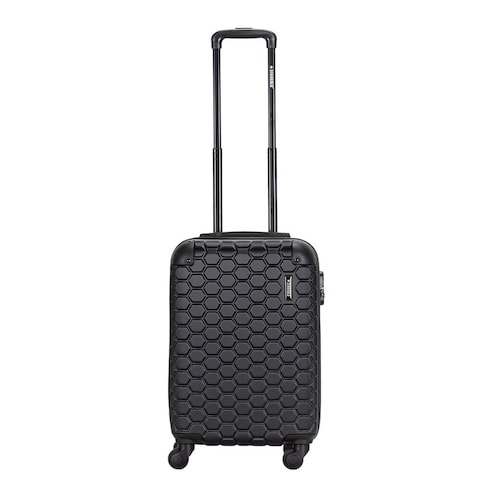 Single Hardside Spinner ABS Trolley Luggage With Number Lock 20 Inches