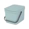 Brabantia Sort &amp; Go Waste Bin (6 L, Green)