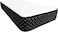 Comfy White Flat Knitted 190x90x10cm Medicated Long Mattress with Black Border