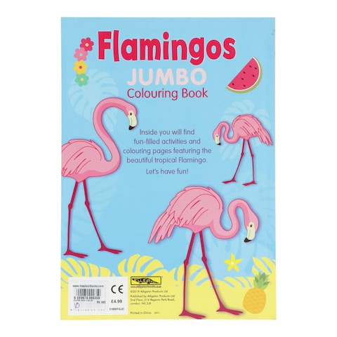 Flamingos Jumbo coloring Book