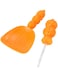 Pumpkin Carving Kit, Orange, with Knife &amp; Dish