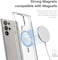 VRS Design Crystal Mixx [MagSafe Compatible] for Samsung Galaxy S24 ULTRA case cover (2024) Magnetic - Clear