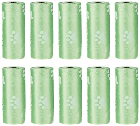 150 Pieces Pet Dog Waste Bag Poop Bags 10 Rolls