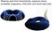 Memory Foam Pillow Donut Pillow Seat Cushion Hemorrhoid Tailbone Cushion Blue Colour