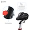 H PRO Magnetic Resistance Indoor Cycling Bike, Belt Drive Stationary Bike, With LCD Monitor &amp; Comfortable Seat Cushion, Exercise Bike For Home Cardio Workout, 10 Kg Flywheel