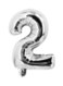 Party Time 2 Number Foil Balloon 16-Inch
