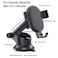 C120 Telescopic Car Dashboard Windshield Suction Phone Stand Gravity Holder - Black