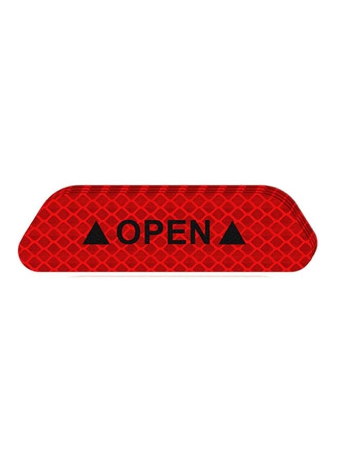 Buy Generic 4-Piece Open Safety Warning Reflective Sticker Online ...