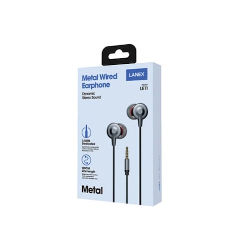 Lanex Metal Wired Earphone - LE11