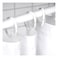 Feelings Polystyrene Shower Curtain Ring White 12 PCS