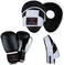 Maxstrength Boxing Gloves And Focus Pads Set