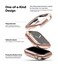Ringke Apple Watch 9 / 8 / 7 45mm Apple Watch Series (45mm) Case, Slim Series, Clear + Chrome Rose Gold
