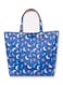 Biggdesign Owl And City Printed Shoulder Bag Blue/Pink/Yellow