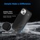 MONOCARBON Real Carbon Fiber case for iPhone 15 cover [MagSafe Compatible] Military Grade - Matte Black
