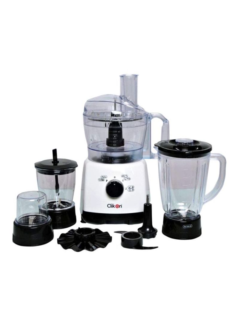 Buy Clikon 10 In 1 Countertop Food Processor, 400W, 1.2L, White (CK2252 ...