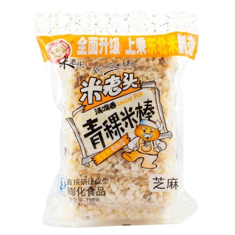 UNCLE POP CEREAL BARS SESAME F150G
