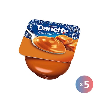 Danette Caramel Pudding - 100 gram - 5 Pieces