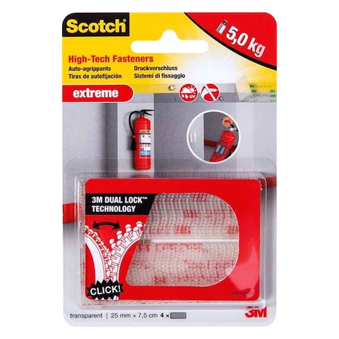 3M FASTNERCLEARCOTCH2.5CM*7.6CM