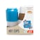 Fun Coffee Time Grab &amp; Go Hot Cups With Sleeves And Lid White And Blue 237ml 10 PCS