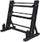 YALLA HomeGym Heavy-Duty 3-TIER Dumbbell Rack, For Hex And Round Dumbbells Storage, Storage Space For Barbells
