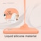 elago Liquid Silicone for iPhone 14 case cover Full Body Protection, Shockproof, Slim, Anti-Scratch Soft Microfiber Lining - Salmon