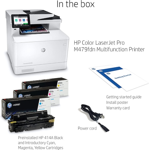 HP Color LaserJet Pro MFP M479fdn Printer (W1A79A)