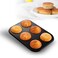 Generic 6 Grid Muffin Cake Mould