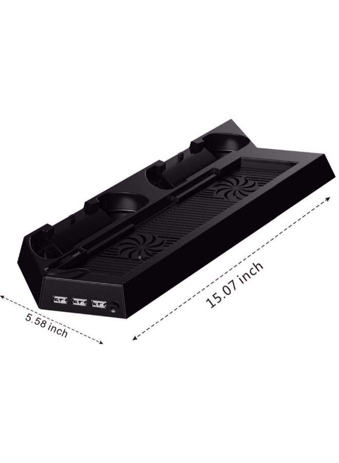 Wtrtr Charging Dock Station Stand Base With 3 USB Port And Cooling Fan